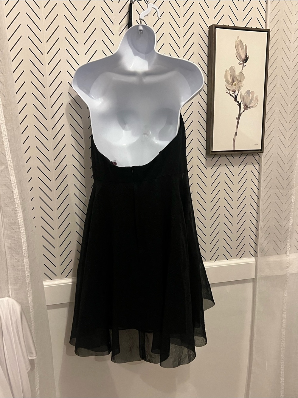 Free People “Good for You” Strapless Tie-Front Mini Dress – Size 8 - Picture 11 of 13